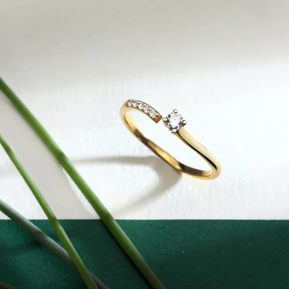 Anello Solitario|Anelli<Live Diamond ANELLO CONTEMPORARY DIAMOND - LDY015113010