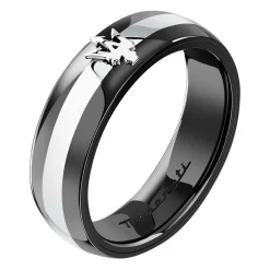 Anelli In Acciaio|Anelli Uomo<Maserati ANELLO CERAMIC - JM225ATZ61019