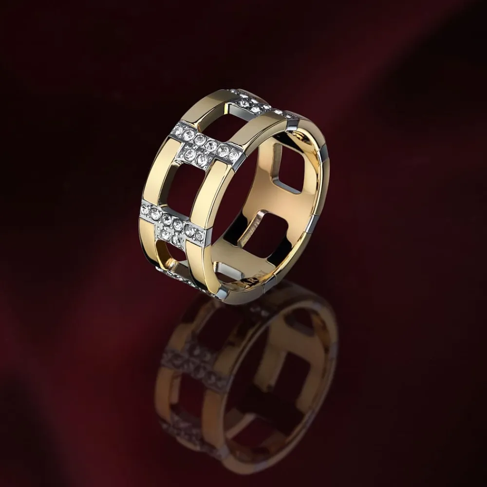 Anelli In Acciaio|Gioielli Donna<Trussardi ANELLO T-LOGO - TJAXC38012