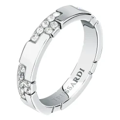 Anelli In Acciaio<Trussardi ANELLO T-LOGO - TJAXC89012