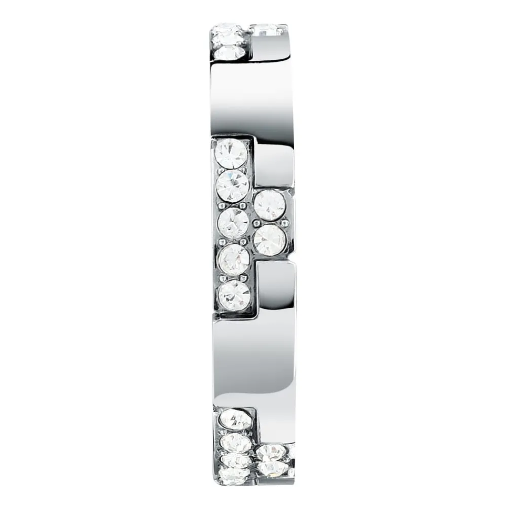 Anelli In Acciaio<Trussardi ANELLO T-LOGO - TJAXC89012