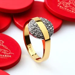 Anelli In Acciaio|Anelli<Trussardi ANELLO T-ROUND - TJAYF19012