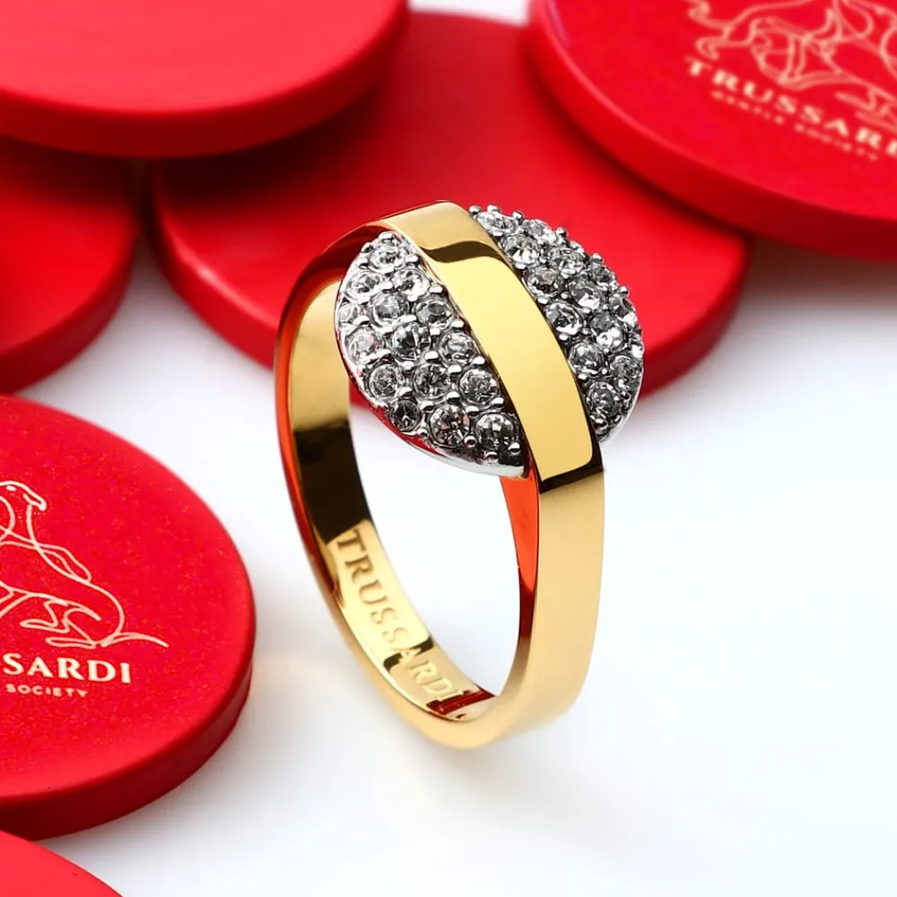 Anelli In Acciaio|Anelli<Trussardi ANELLO T-ROUND - TJAYF19012