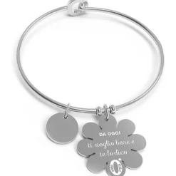 Bracciali|Gioielli In Acciaio<10 buoni propositi BRACCIALE BANGLE ICON - B5094