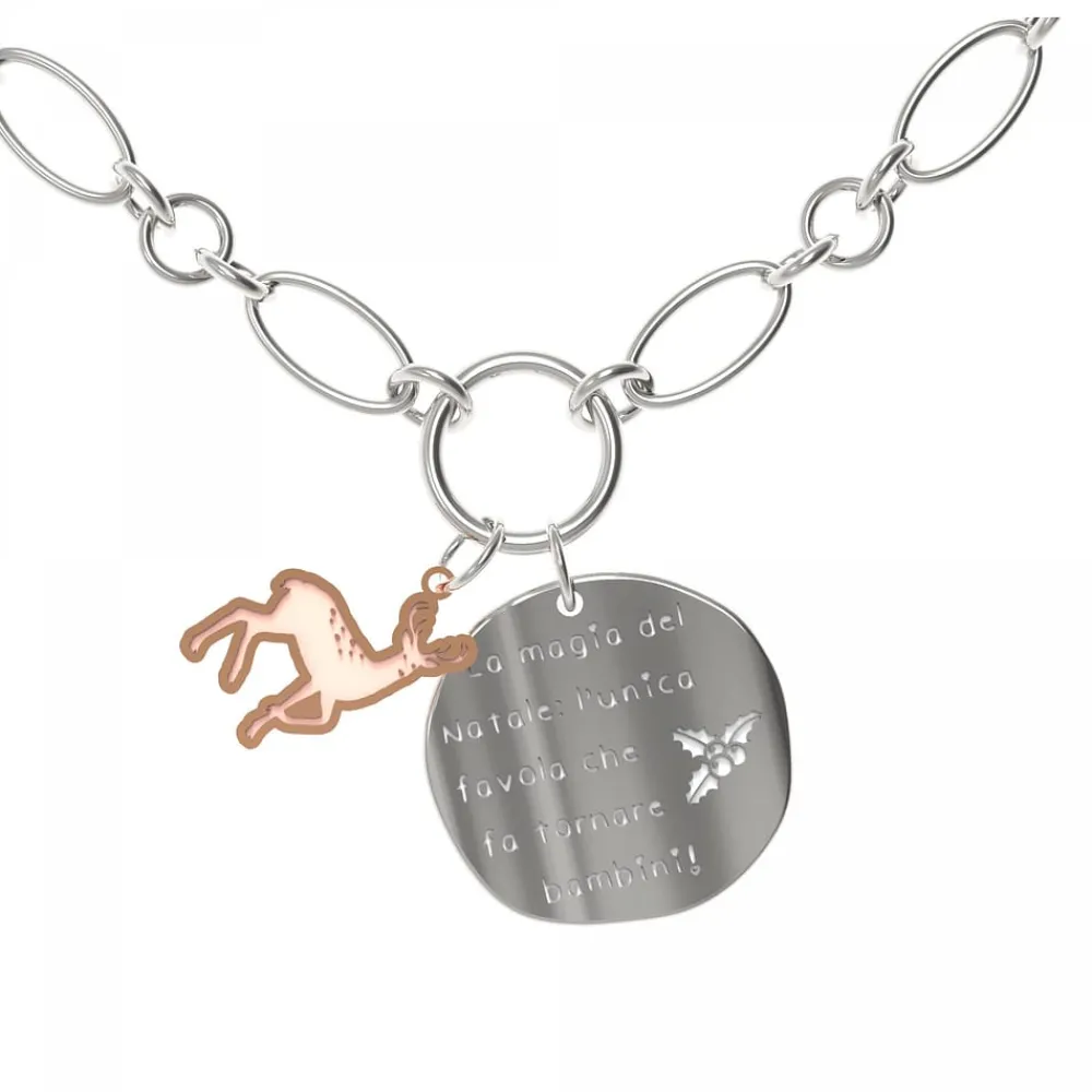 Bracciali|Gioielli In Acciaio<10 buoni propositi BRACCIALE LA VITA É UNA FAVOLA - BP.N9931