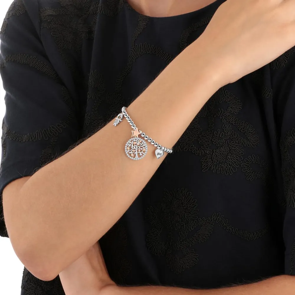 Bracciali In Acciaio|Bracciali<Bluespirit BRACCIALE ALBERO DELLA VITA - P.62P405000400