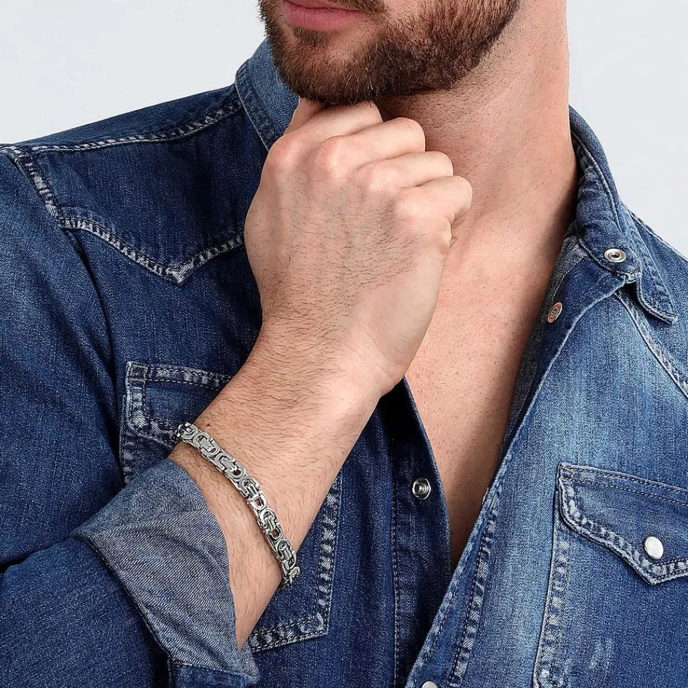 Gioielli Uomo|Bracciali In Acciaio<Bluespirit BRACCIALE CREW - P.31Q905002400
