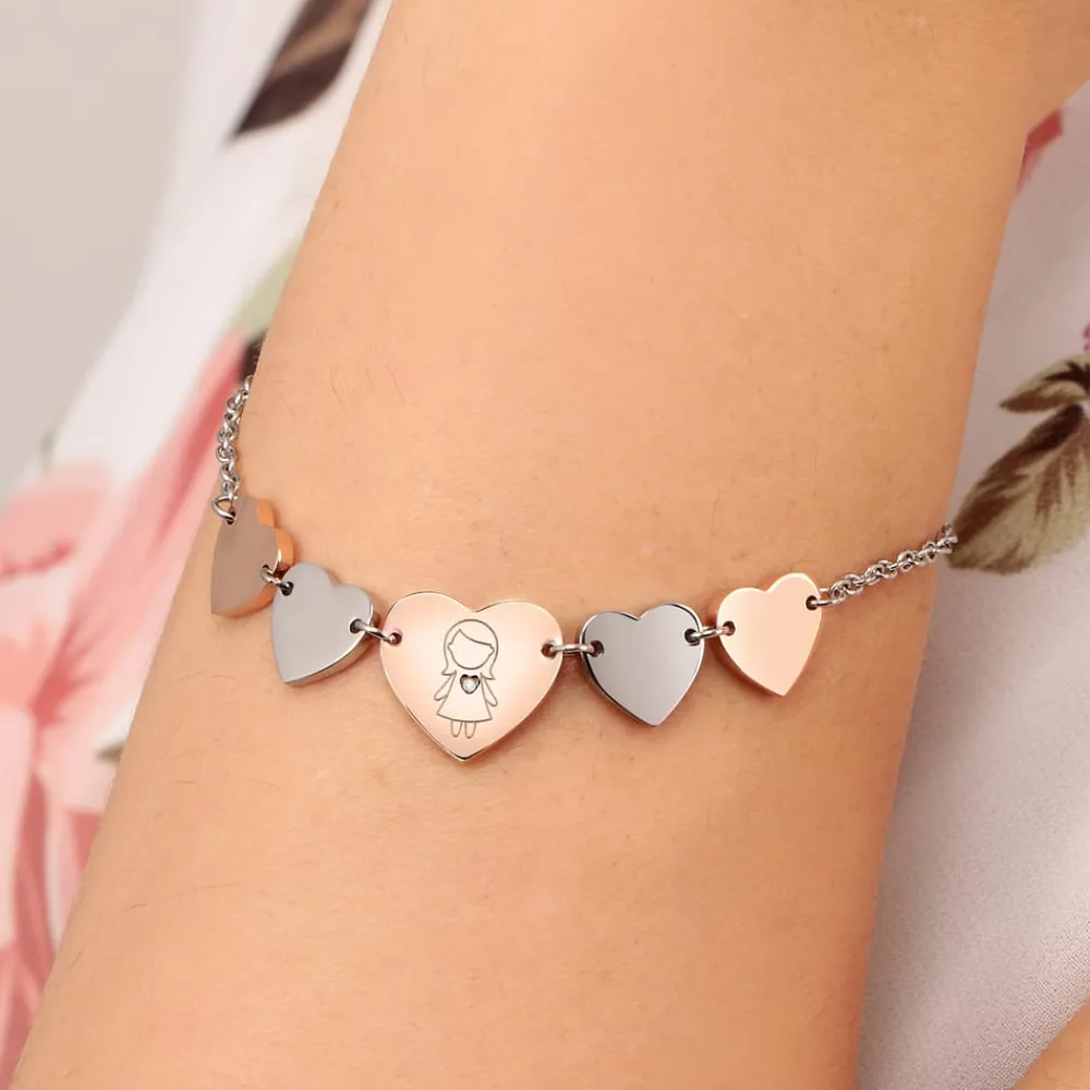 Bracciali|Gioielli In Acciaio<Dolcicoccole BRACCIALE - DOC.31Q405002700