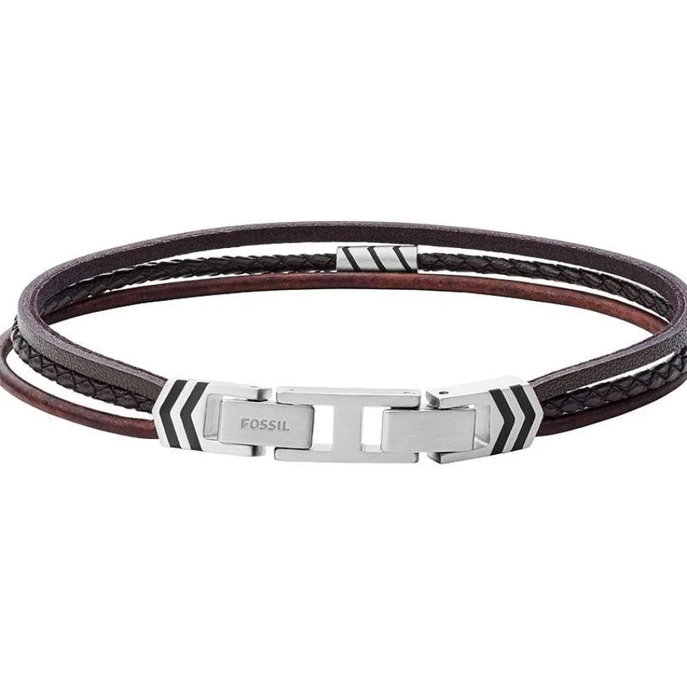 Bracciali|Gioielli In Acciaio<Fossil BRACCIALE VINTAGE CASUAL - FO.JF03714040