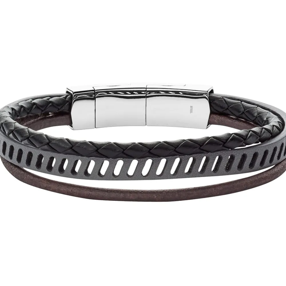 Bracciali|Gioielli Uomo<Fossil BRACCIALE VINTAGE CASUAL - FO.JF02828040