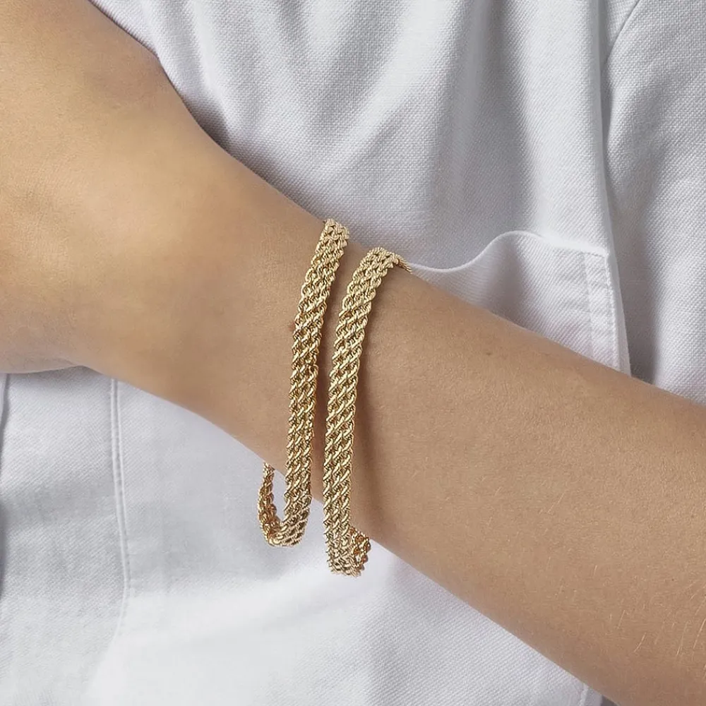 Gioielli In Oro|Gioielli Donna<Bluespirit Bracciale in Oro - Corda