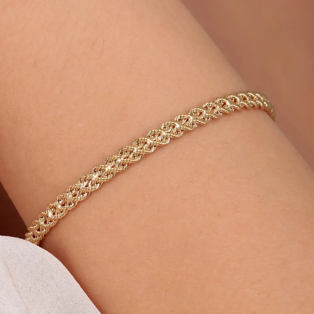 Gioielli In Oro|Gioielli Donna<Bluespirit Bracciale in Oro - Corda