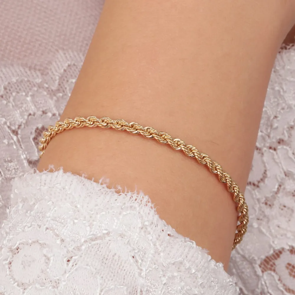 Gioielli In Oro|Gioielli Donna<Bluespirit Bracciale in Oro - Corda