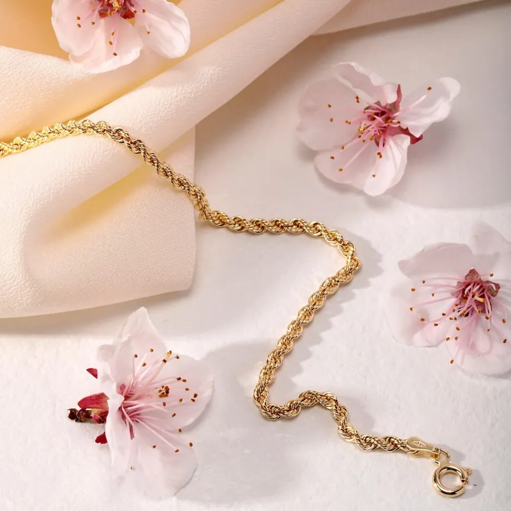 Gioielli In Oro|Gioielli Donna<Bluespirit Bracciale in Oro - Corda