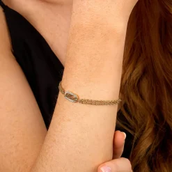 Bracciali|Gioielli In Acciaio<Karl Lagerfeld BRACCIALE CRYSTALS - KLAYC32
