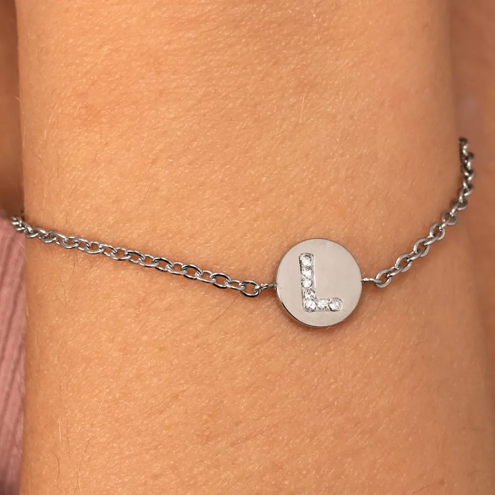 Bracciali In Acciaio<La Petite Story BRACCIALE FAMILY - LPS05ASF45