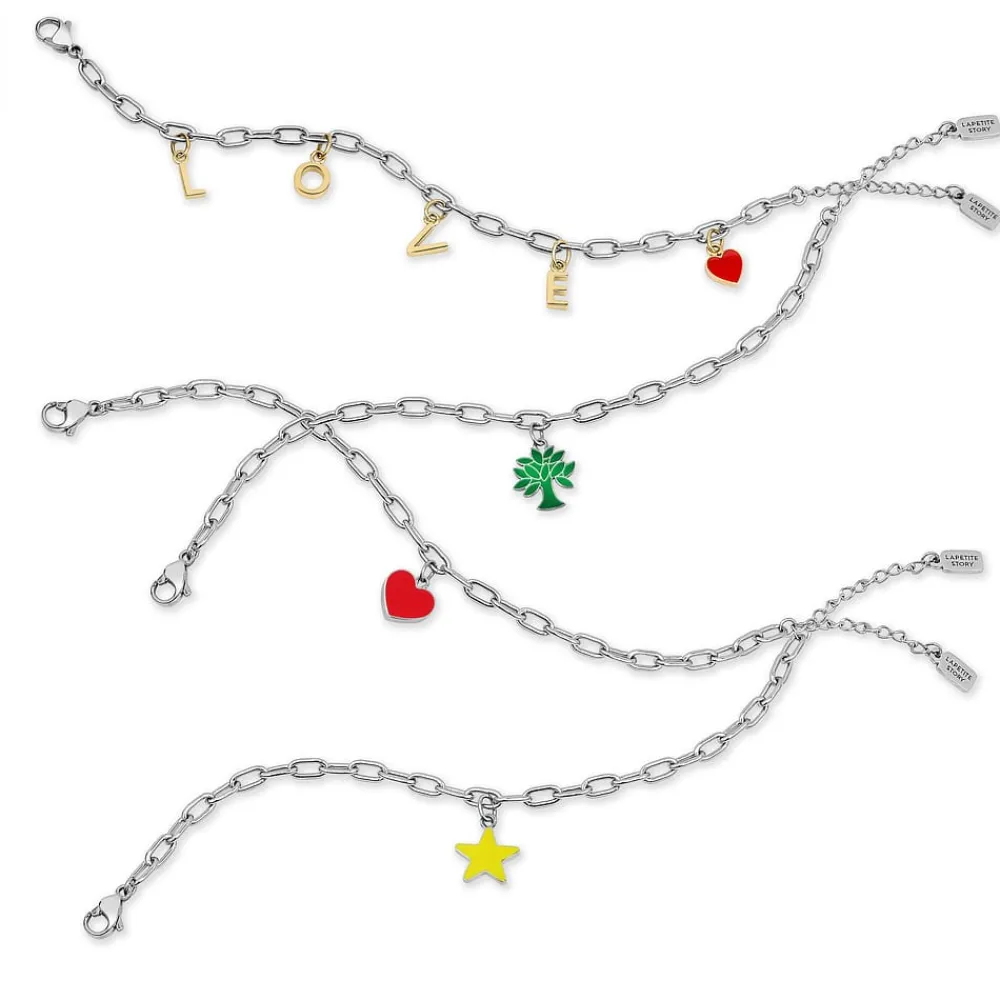 Bracciali In Acciaio<La Petite Story BRACCIALE FAMILY - LPS05ASF55