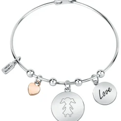 Bracciali In Acciaio<La Petite Story BRACCIALE FAMILY - LPS05ASF26