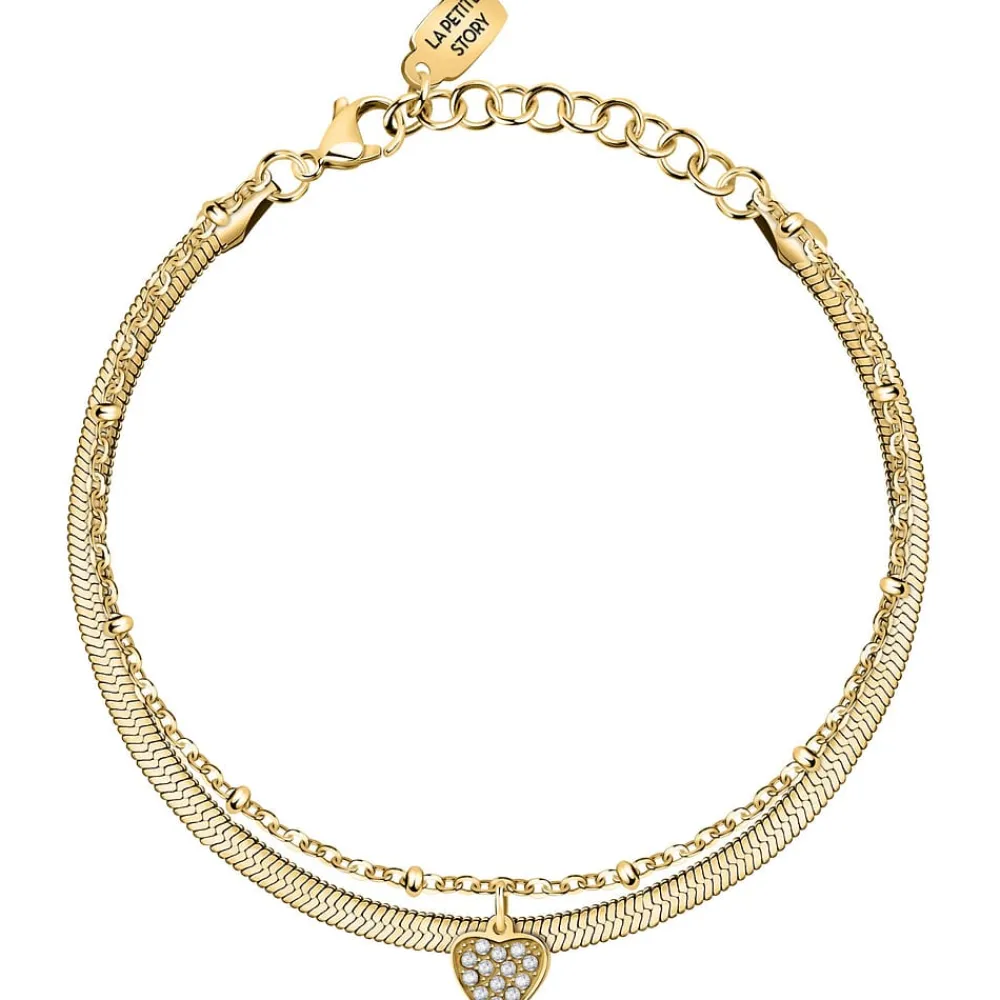 Bracciali|Gioielli In Acciaio<La Petite Story BRACCIALE LOVE - LPS05ASD46