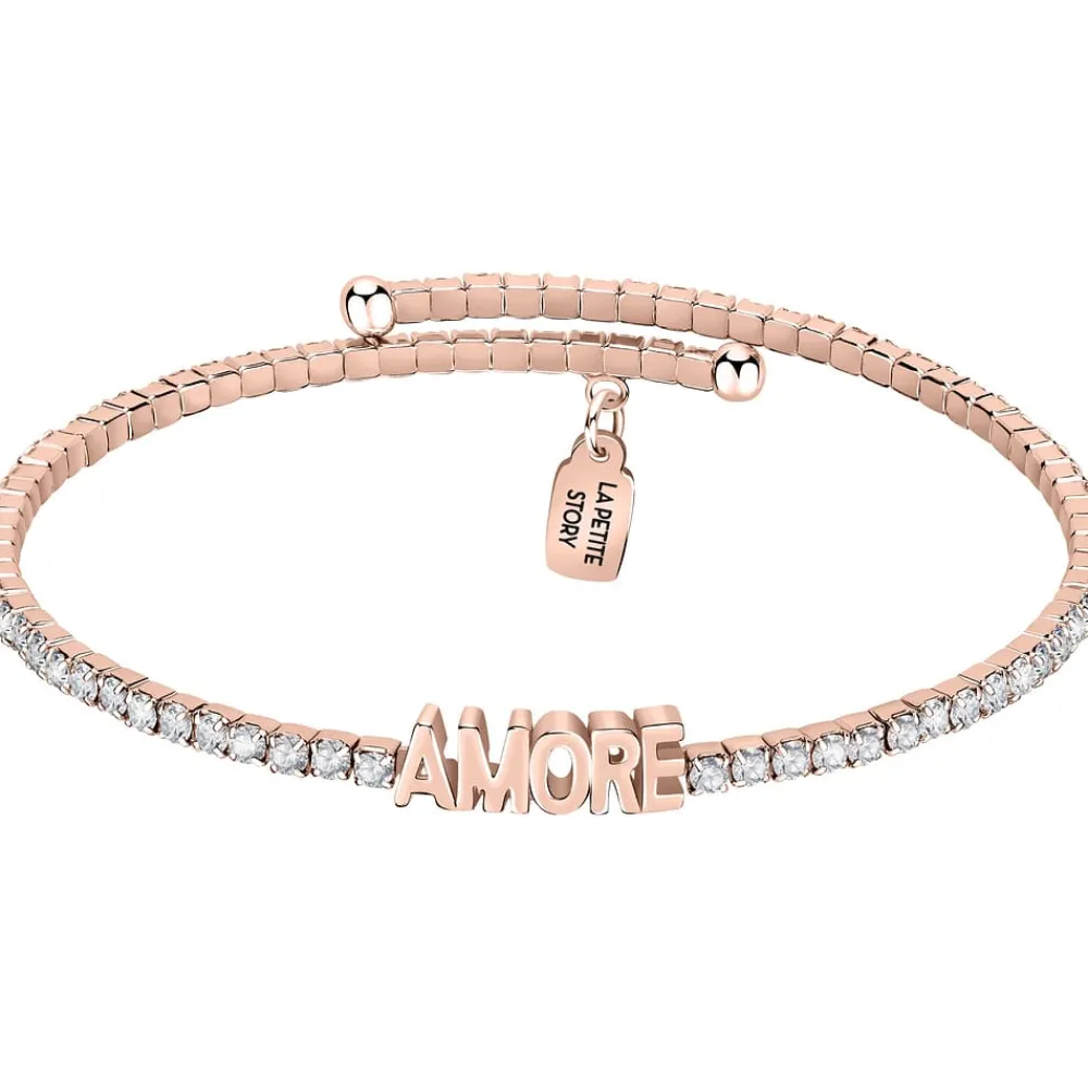 Bracciali|Gioielli In Acciaio<La Petite Story BRACCIALE LOVE - LPS05ASD45