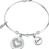 Bracciali In Acciaio|Bracciali Donna<La Petite Story BRACCIALE LOVE - LPS05ASD50