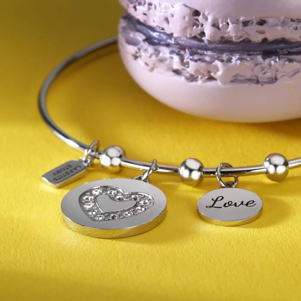 Bracciali In Acciaio|Bracciali Donna<La Petite Story BRACCIALE LOVE - LPS05ASD50