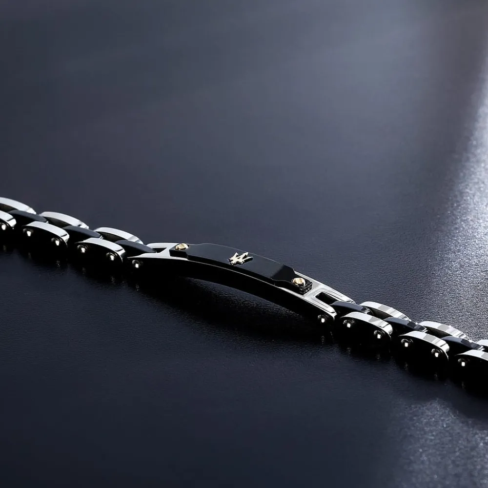 Bracciali|Gioielli In Acciaio<Maserati BRACCIALE CERAMIC GOLD - JM424AXU06