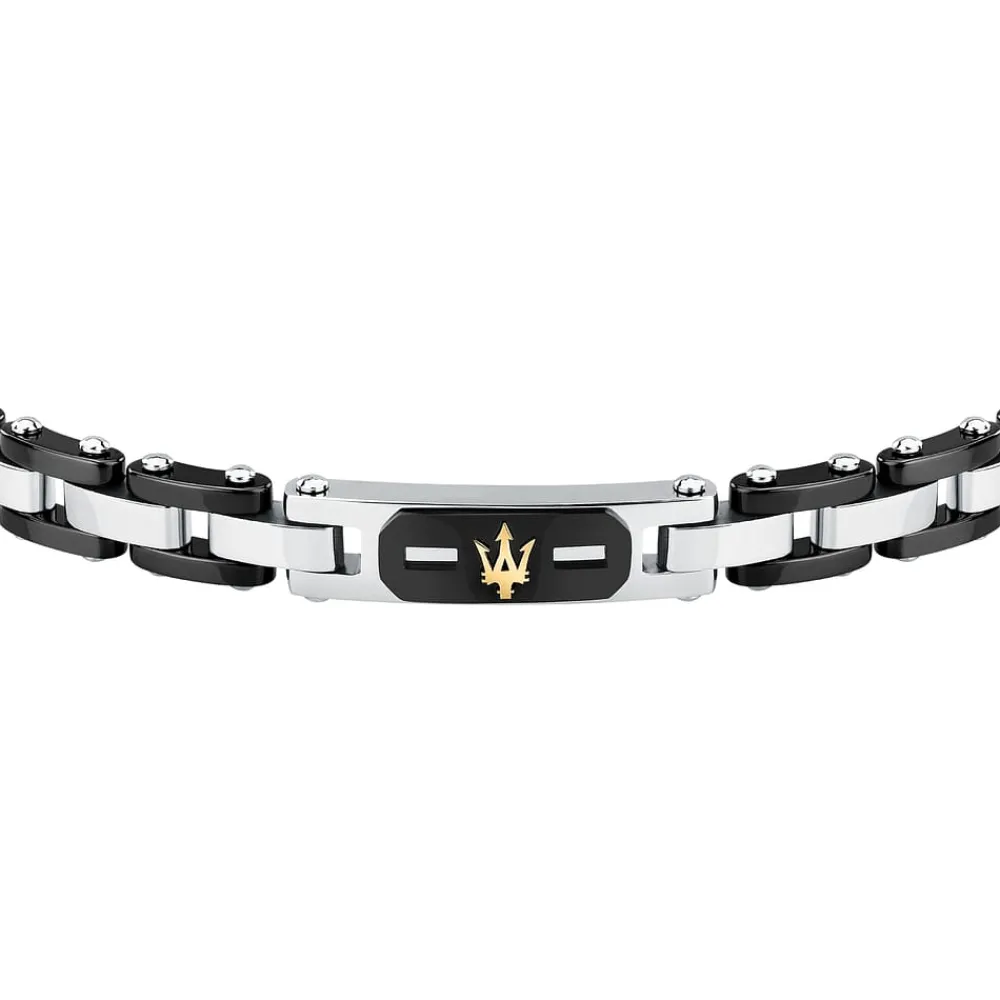 Bracciali|Gioielli In Acciaio<Maserati BRACCIALE CERAMIC GOLD - JM424AXU05