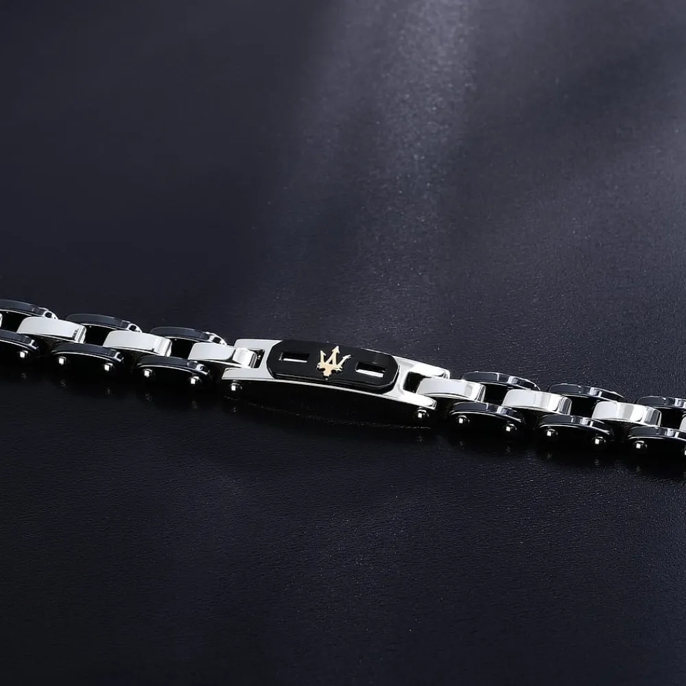 Bracciali|Gioielli In Acciaio<Maserati BRACCIALE CERAMIC GOLD - JM424AXU05
