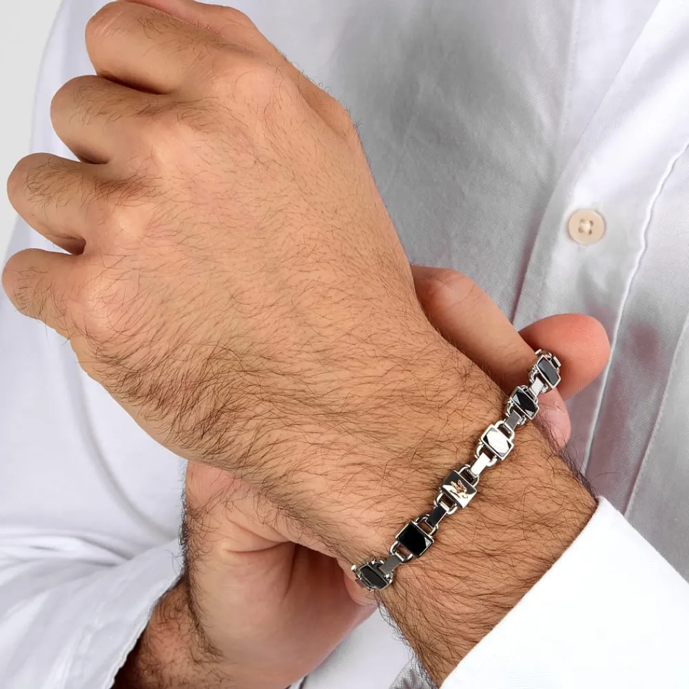 Bracciali|Gioielli Uomo<Maserati BRACCIALE CERAMIC - JM424ATZ41