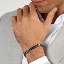 Bracciali|Gioielli Uomo<Maserati BRACCIALE CERAMIC GOLD - JM424AXU01