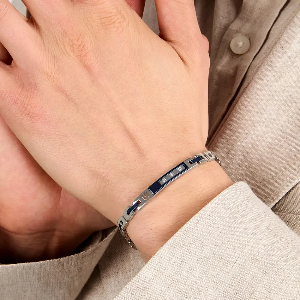 Bracciali|Gioielli Uomo<Maserati BRACCIALE DIAMONDS - JM125ATY22