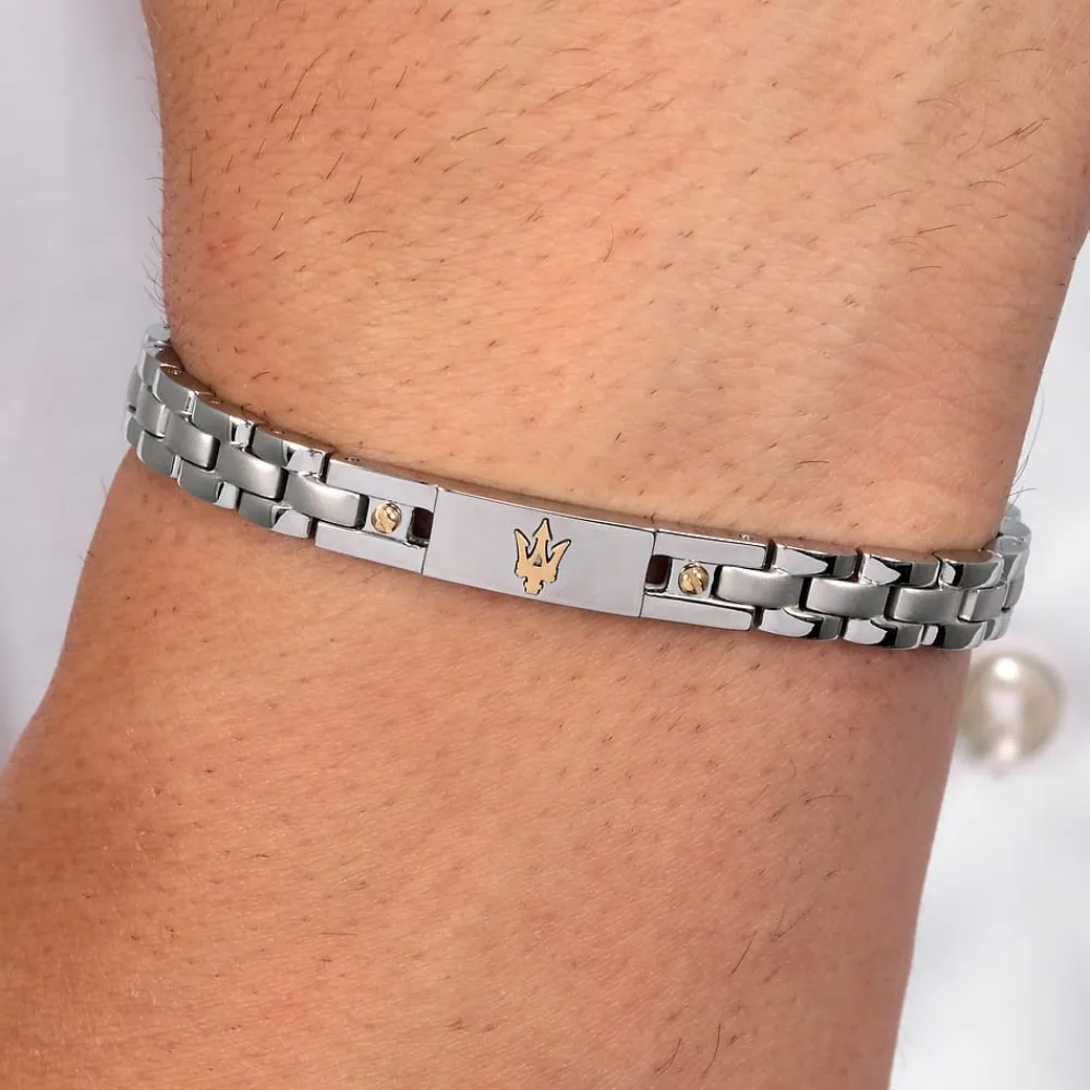 Bracciali|Gioielli In Acciaio<Maserati BRACCIALE JEWELS - JM420ATH05