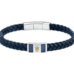 Bracciali|Gioielli In Acciaio<Maserati BRACCIALE RECYCLED LEATHER - JM4249IK03