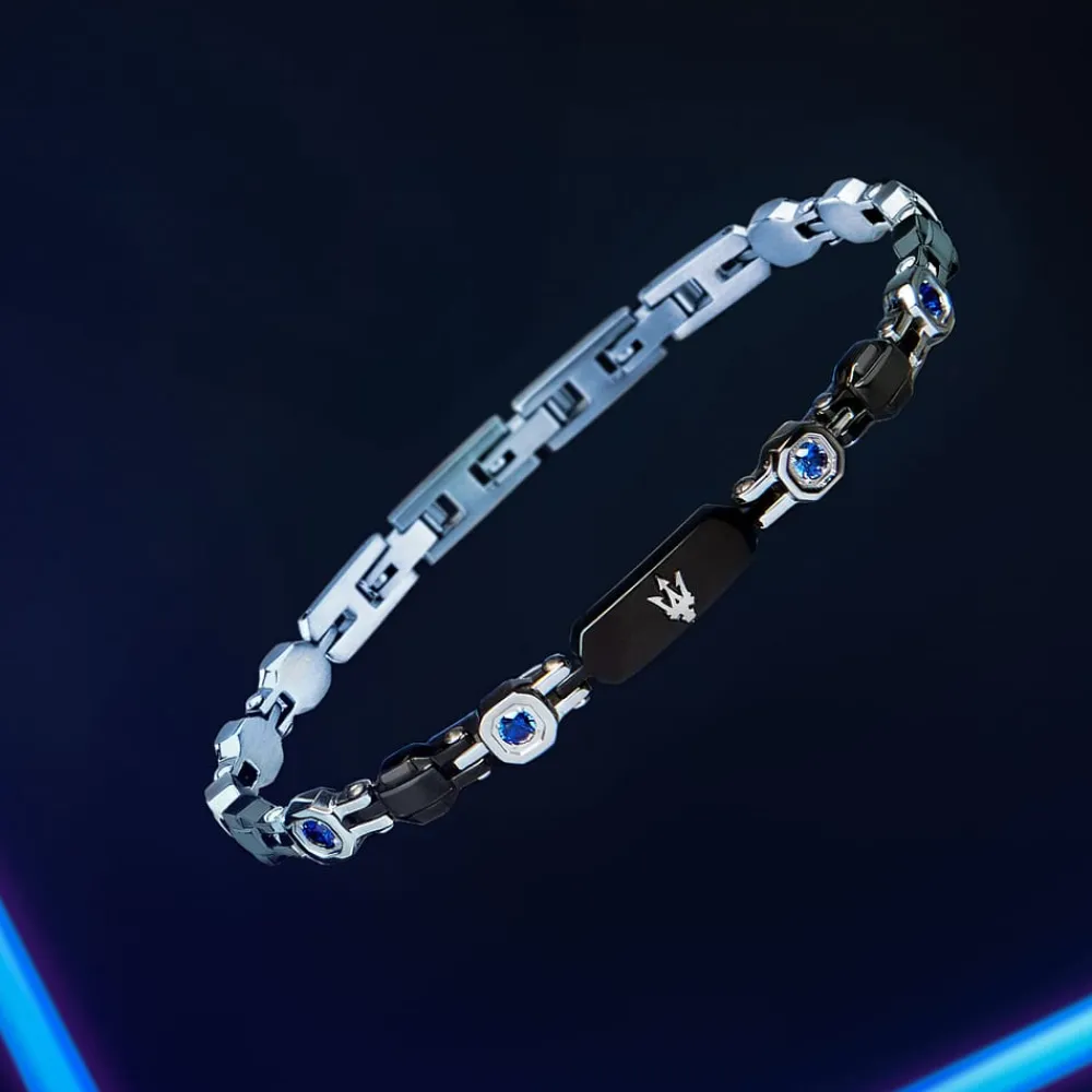 Bracciali|Gioielli In Acciaio<Maserati BRACCIALE SAPPHIRE - JM335AXO09