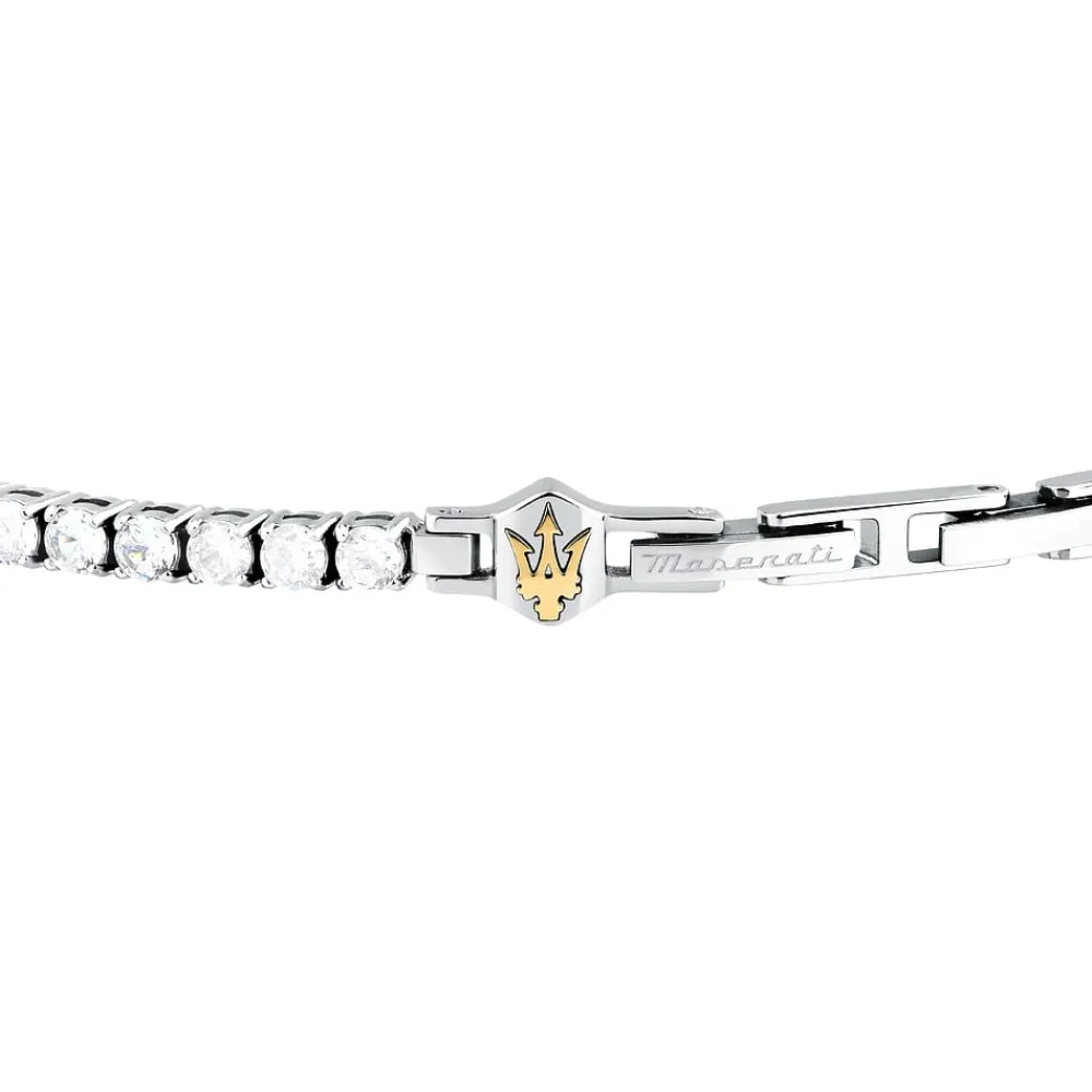 Bracciali|Gioielli In Acciaio<Maserati BRACCIALE TENNIS - JM425AVC12