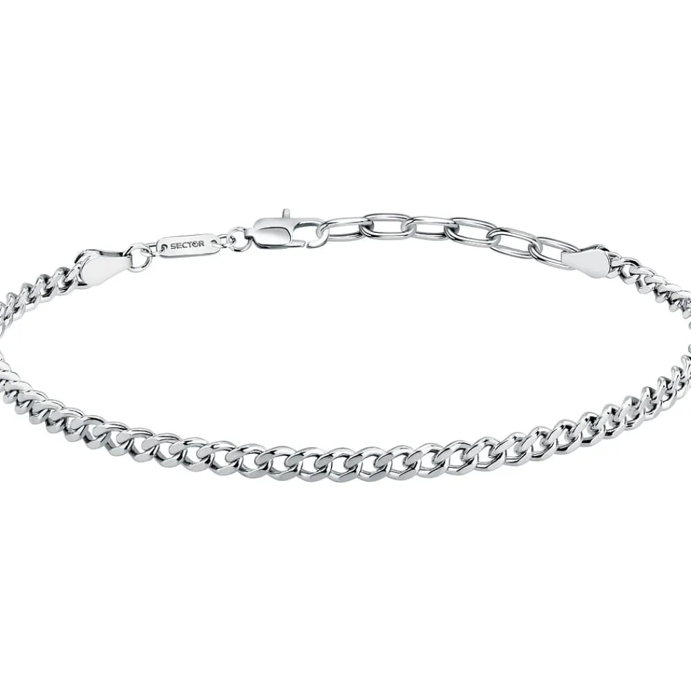 Bracciali|Gioielli Uomo<Sector BRACCIALE SILVER COLLECTION - SAXY05