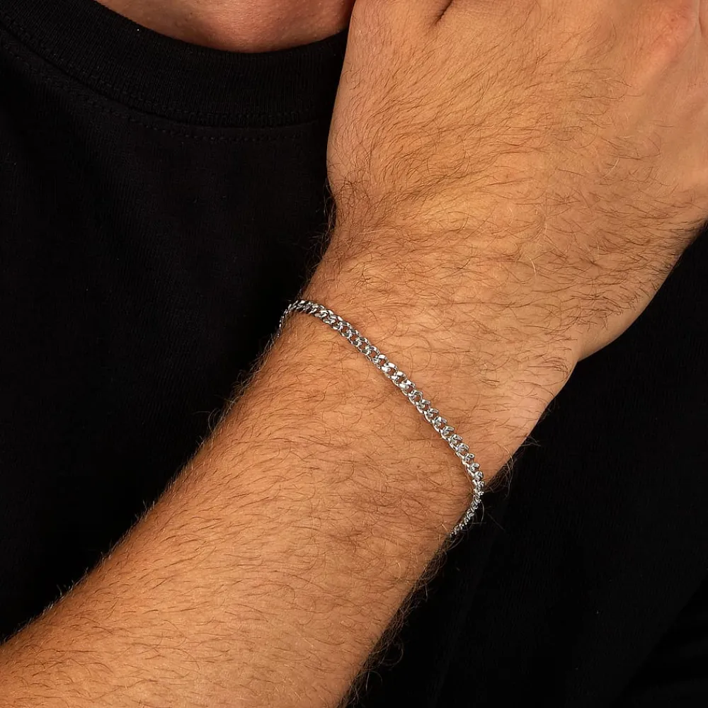Bracciali|Gioielli Uomo<Sector BRACCIALE SILVER COLLECTION - SAXY05