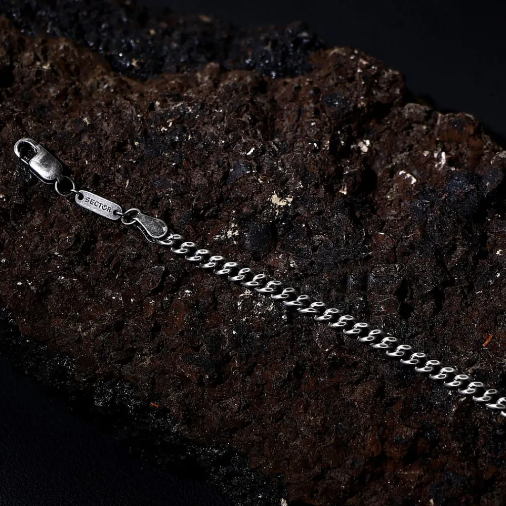 Bracciali|Gioielli Uomo<Sector BRACCIALE SILVER COLLECTION - SAXY04