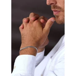 Bracciali|Gioielli Uomo<Sector BRACCIALE SILVER COLLECTION - SAXY01
