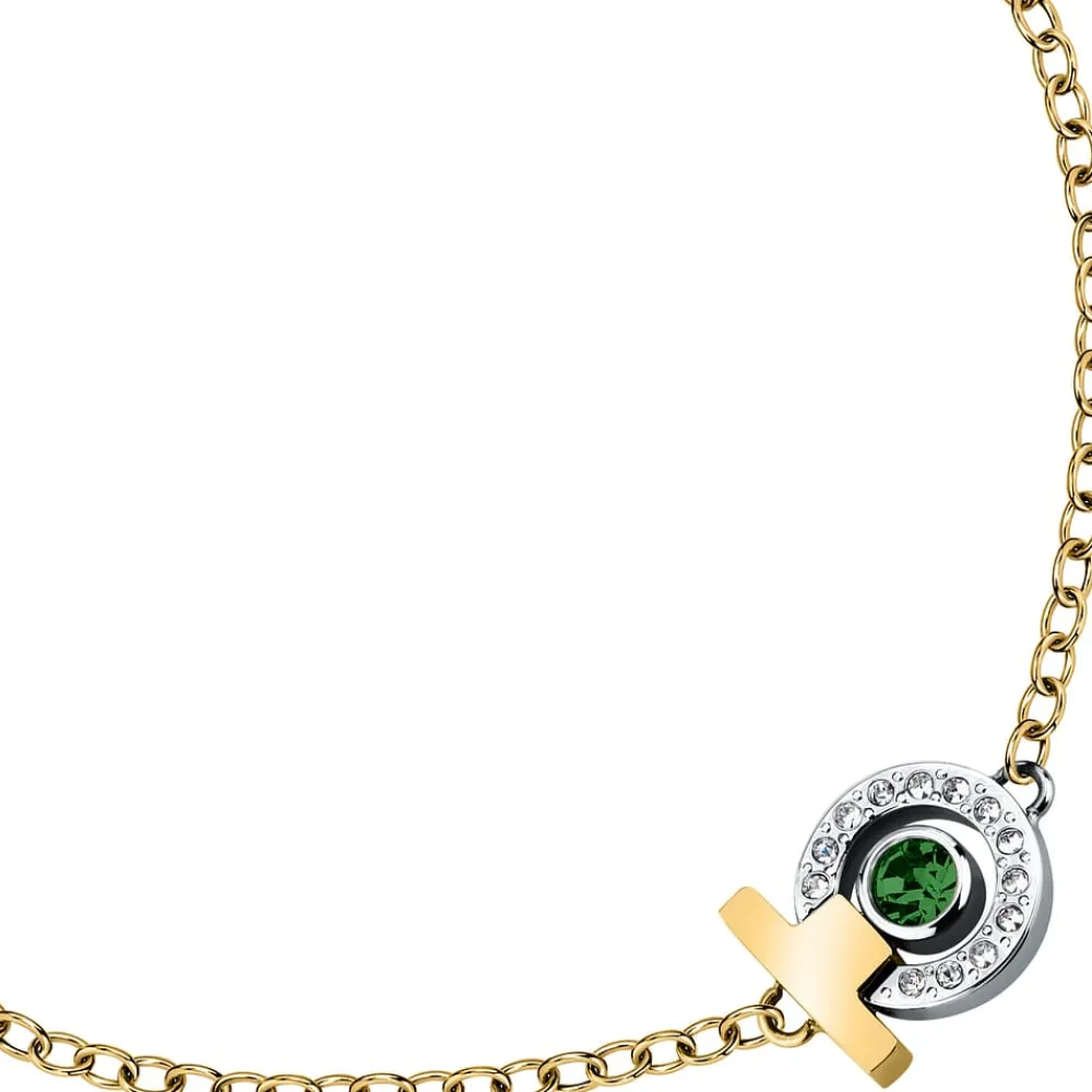 Gioielli In Acciaio|Gioielli Donna<Trussardi BRACCIALE T-LOGO - TJAXC58