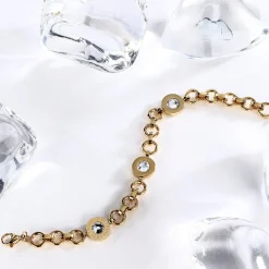 Bracciali|Bracciali In Acciaio<Trussardi BRACCIALE T-LOGO - TJAXC111