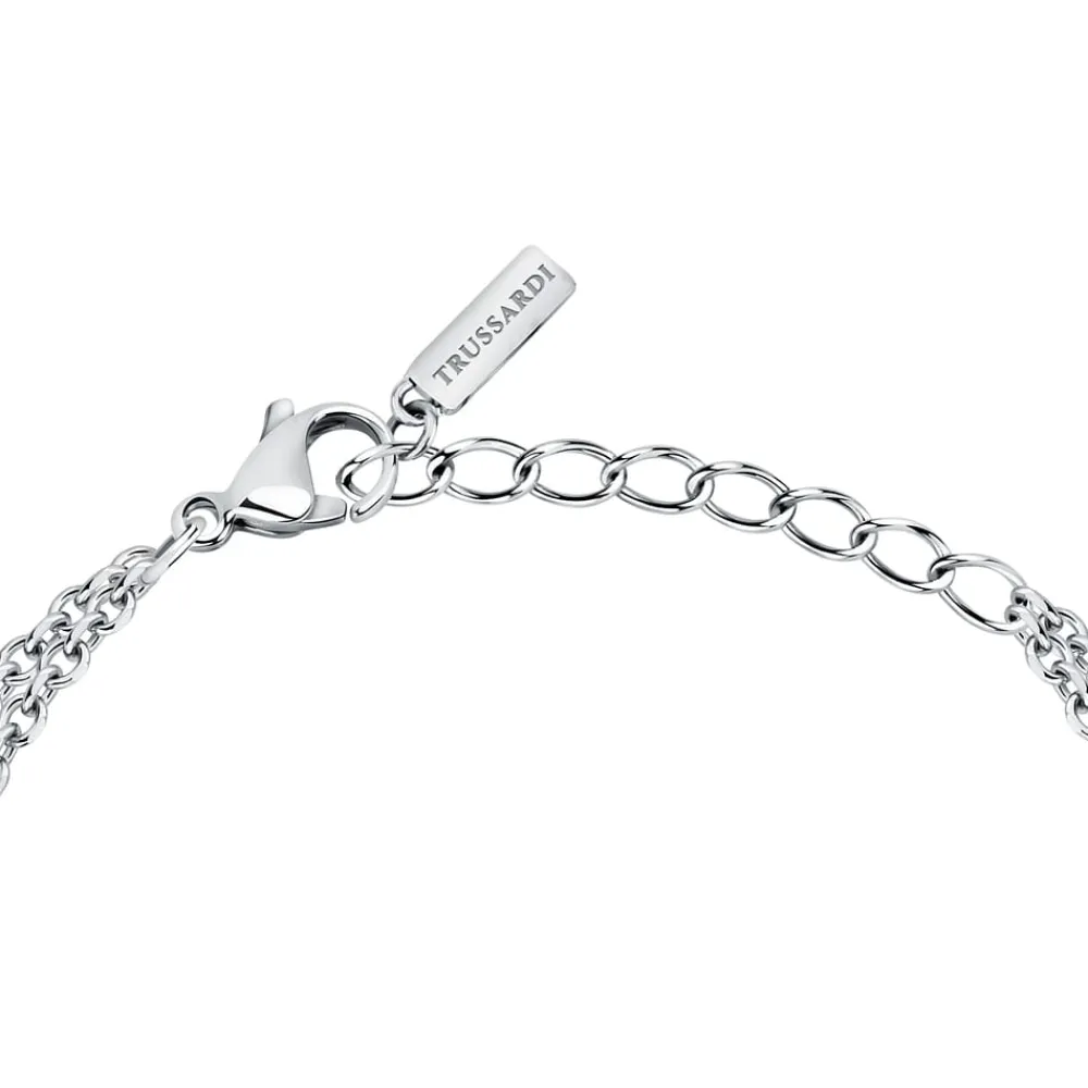 Gioielli In Acciaio<Trussardi BRACCIALE T-LOGO - TJAXC64