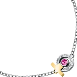 Gioielli In Acciaio|Gioielli Donna<Trussardi BRACCIALE T-LOGO - TJAXC57