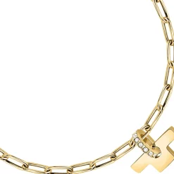Gioielli Donna<Trussardi BRACCIALE T-LOGO - TJAXC24
