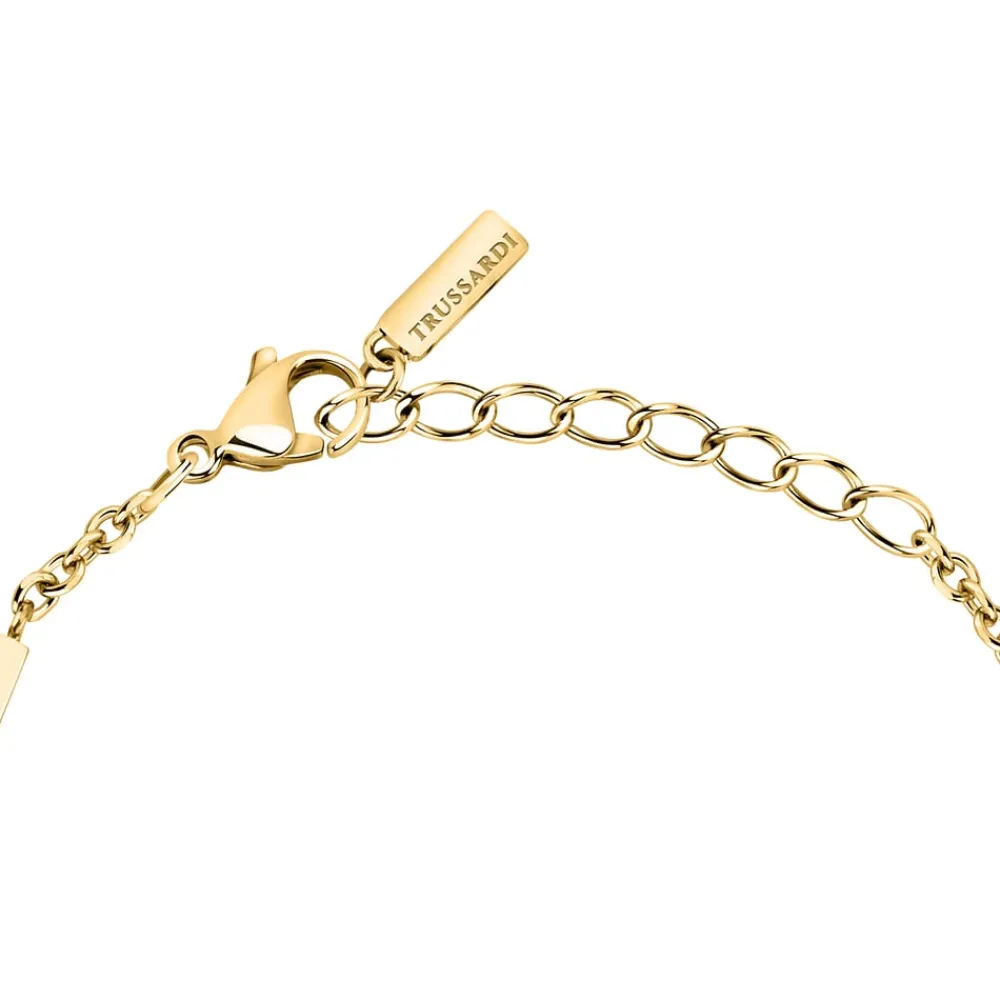 Gioielli In Acciaio<Trussardi BRACCIALE T-LOGO - TJAXC65