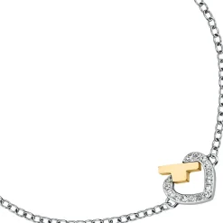 Gioielli In Acciaio|Gioielli Donna<Trussardi BRACCIALE T-LOGO - TJAXC46