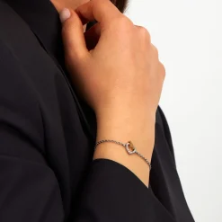 Gioielli In Acciaio|Gioielli Donna<Trussardi BRACCIALE T-LOGO - TJAXC46