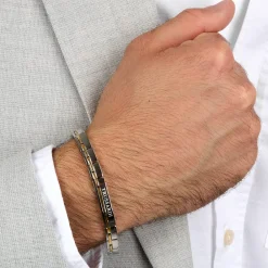 Bracciali|Gioielli Uomo<Trussardi BRACCIALE T-STEEL - TJAXV04