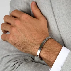 Bracciali|Gioielli Uomo<Trussardi BRACCIALE T-STEEL - TJAXV13